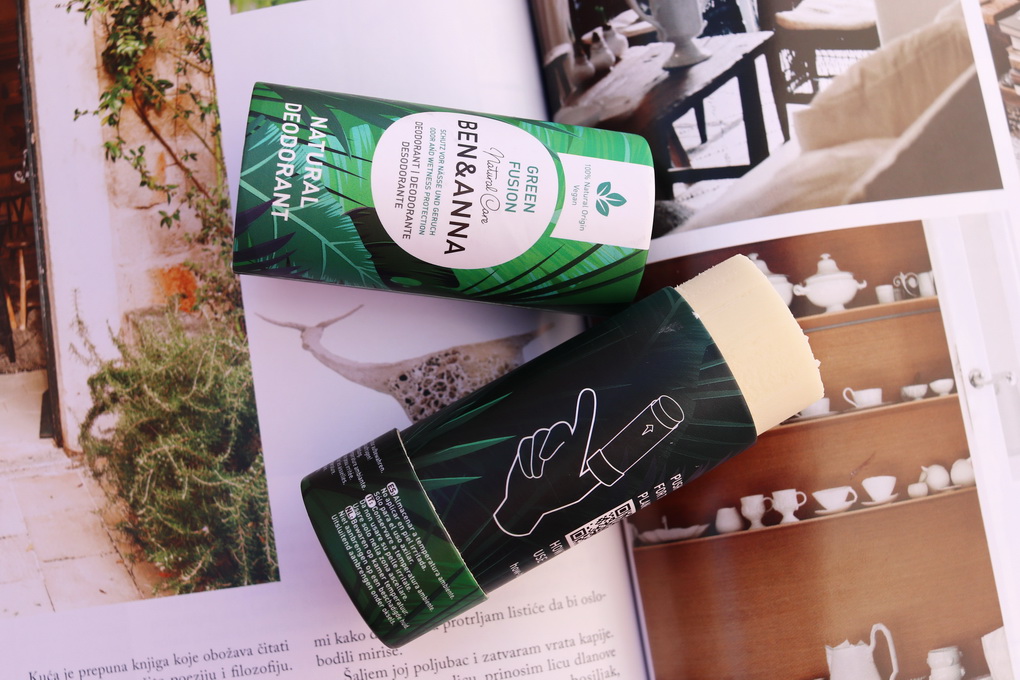 Ben & Anna přírodní tuhý deodorant Zelený čaj - recenze