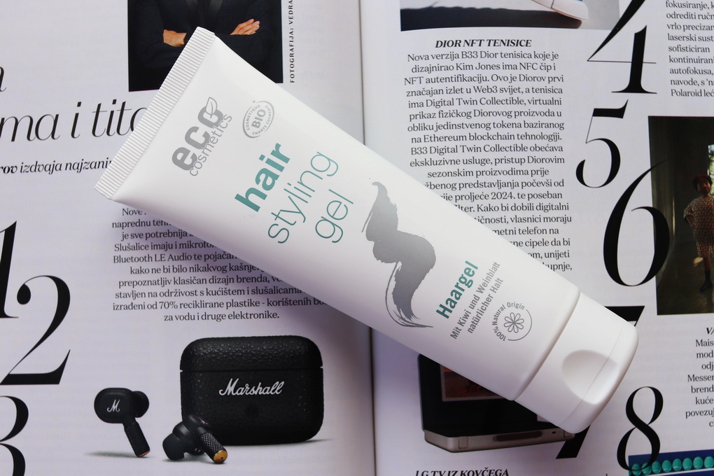Eco Cosmetics vlasový gel BIO | jemně tužicí přírodní gel na vlasy