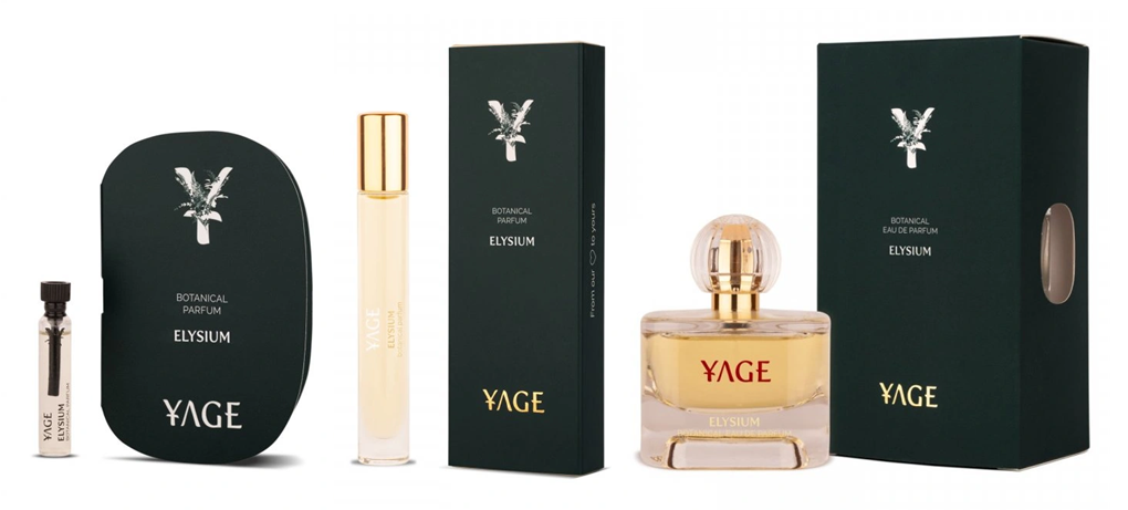 Parfémy Yage: Neroli Hue, Dreamscapes, Elysium, Forbidden Orris a Holly Leather