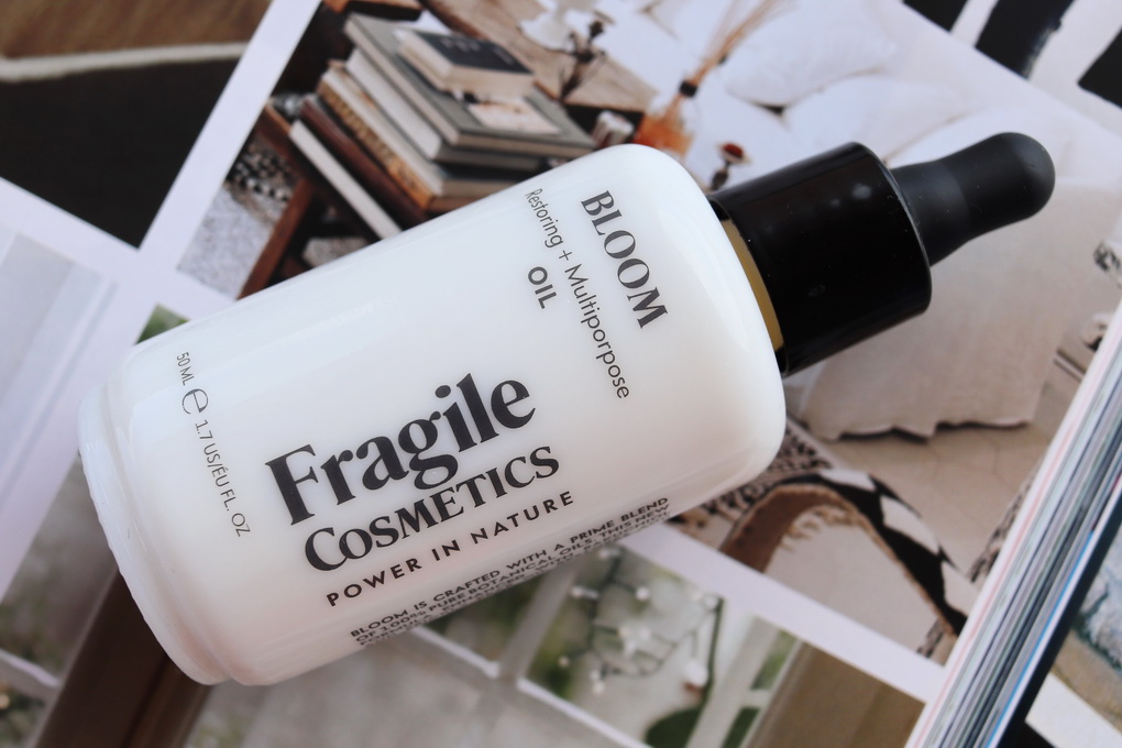 Fragile Cosmetics Bloom multifunkční olej | koncentrované luxusní složení na vlasy, tělo i pleť - recenze