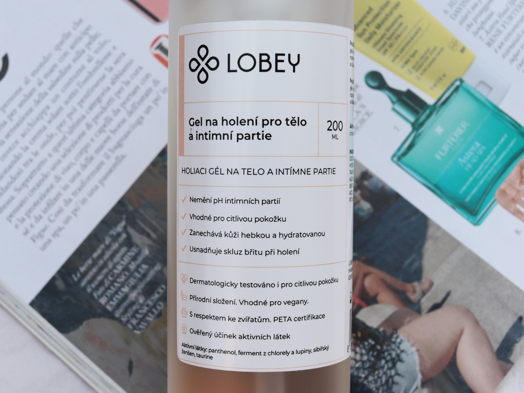 Lobey Gel na holení pro tělo a intimní partie | recenze