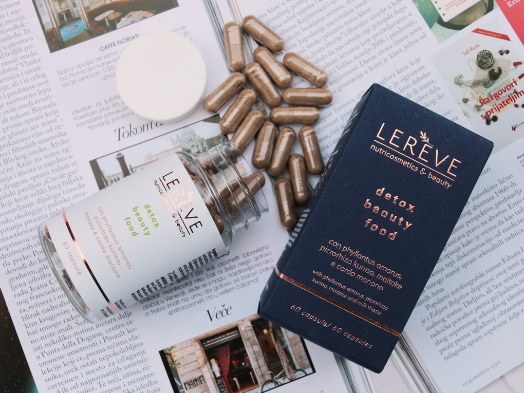 Lerève Detox Beauty Food doplněk stravy pro očistu organismu po užívání léků | recenze po 20 dnech