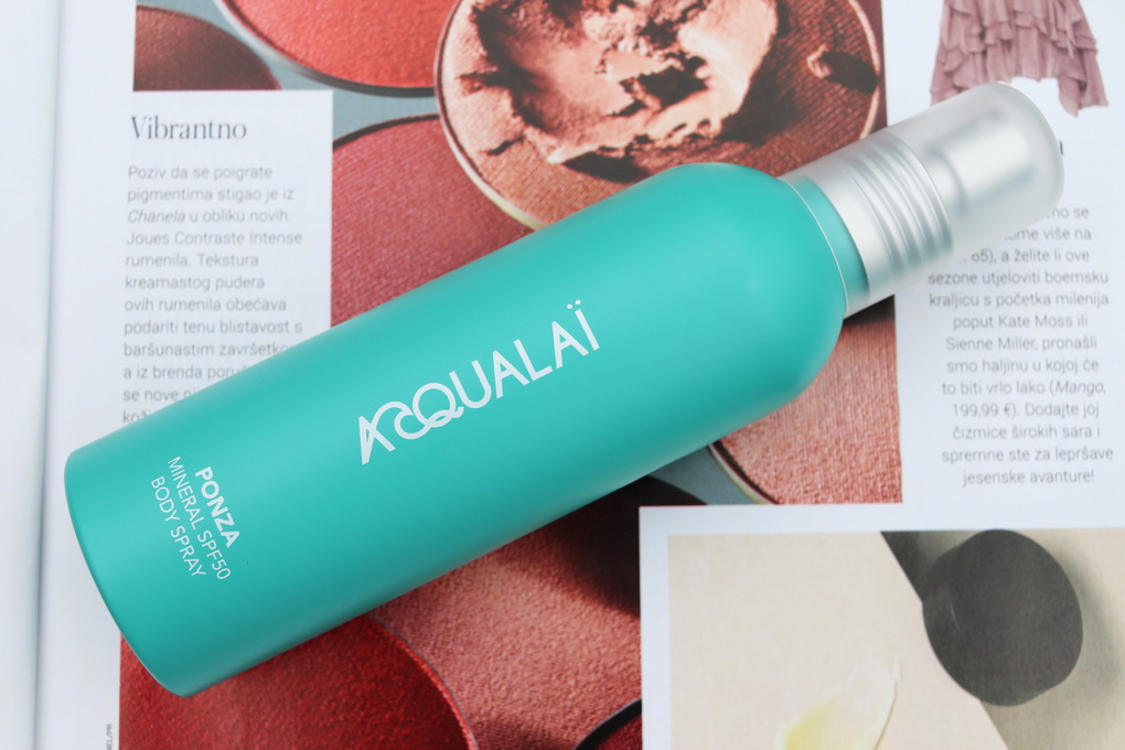 Acqualaï Ponza minerální opalovací sprej na tělo SPF 50 | UV ochrana nanesená za pár vteřin - recenze