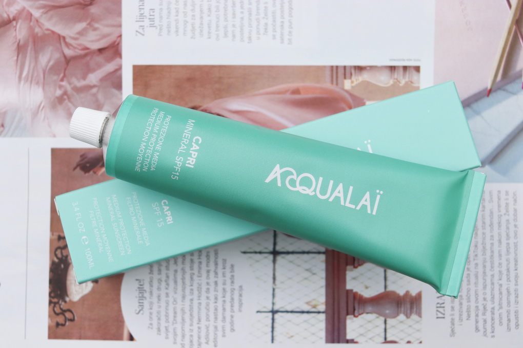 Acqualaï Capri hydratační denní krém SPF 15 | lehká a neviditelná každodenní ochrana proti UV záření - recenze