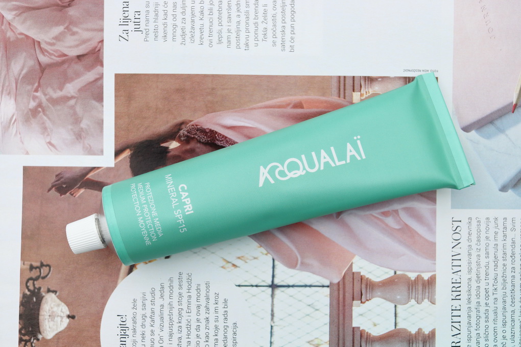 Acqualaï Capri hydratační denní krém SPF 15 | lehká a neviditelná každodenní ochrana proti UV záření - recenze