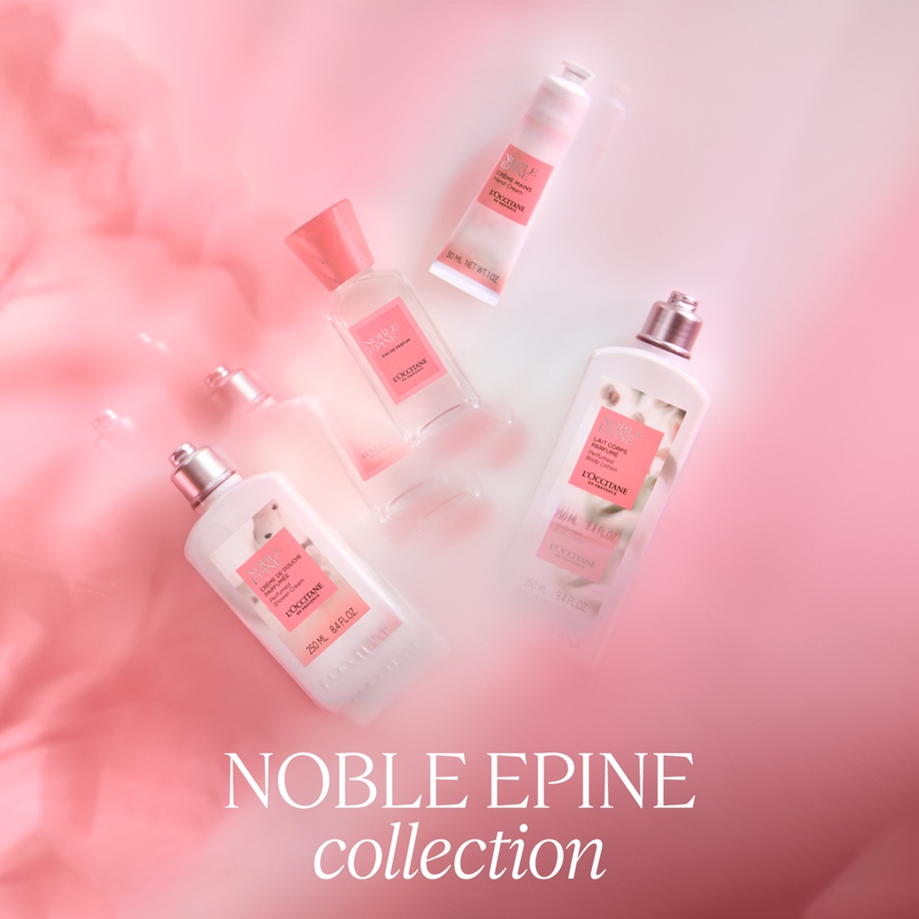 L'Occitane Noble Epine sprchový krém | nezapomenutelná vůně zapomenutých květin