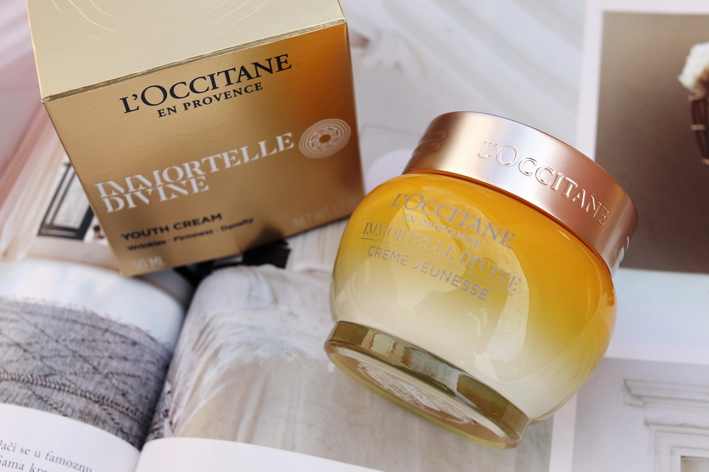 Omlazující pleťový krém L'Occitane Immortelle Divine - recenze