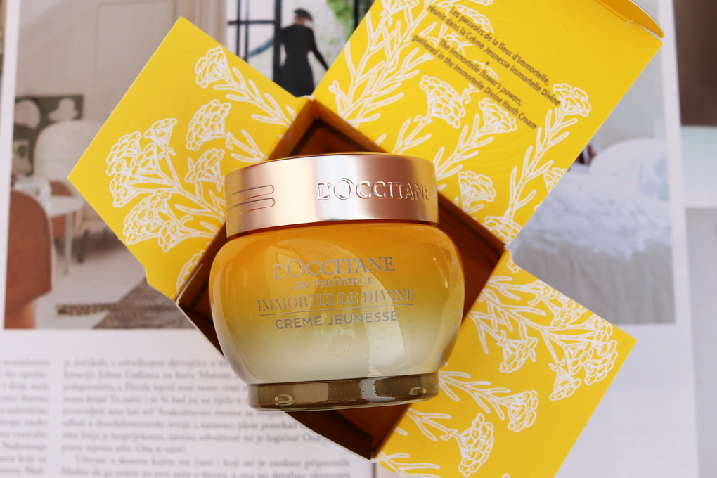 Omlazující pleťový krém L'Occitane Immortelle Divine - recenze