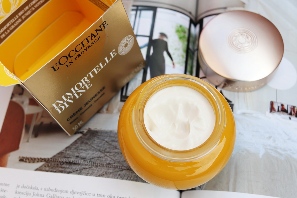 Omlazující pleťový krém L'Occitane Immortelle Divine - recenze