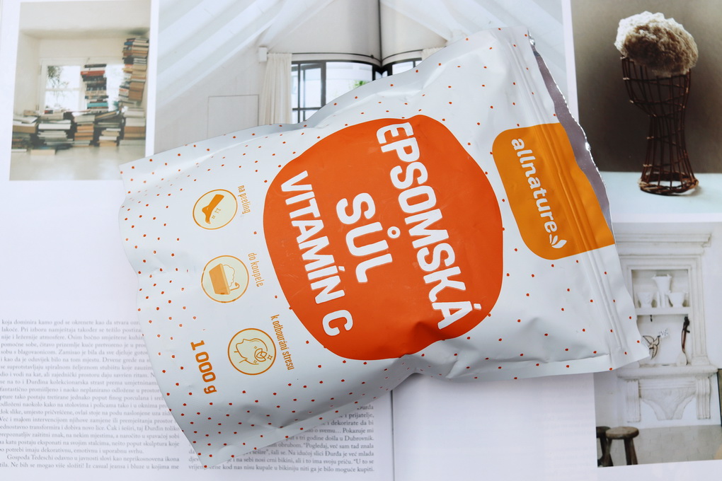 Epsomská sůl s vitaminem C od Allnature: Relaxace a péče o tělo na maximum